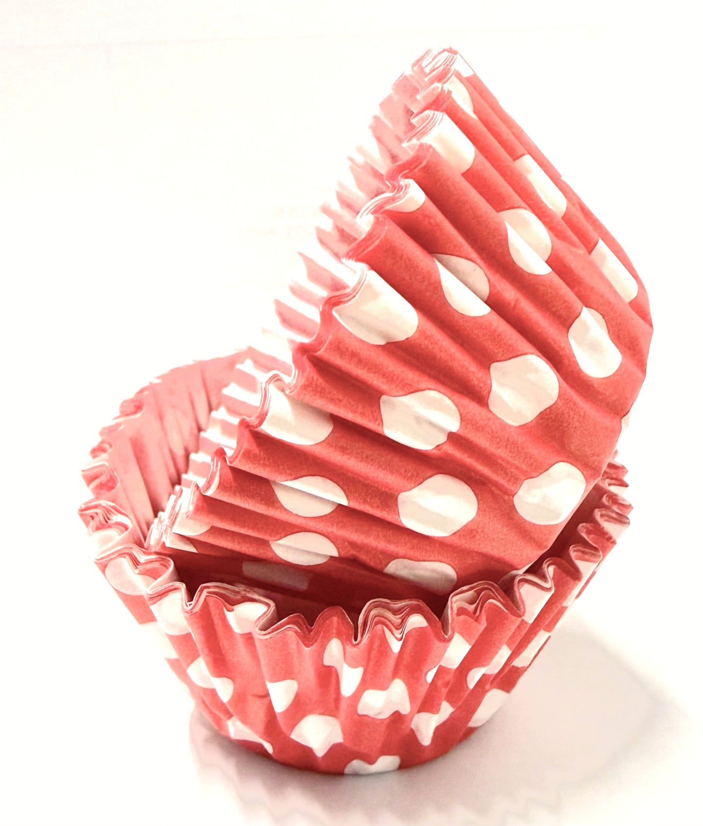 Red and White Polka Dot Muffin Cases - pack of 96 (50x38mm)