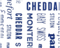Waxed Paper Printed "World Cheese" Design - pack of 100 - 250x380mm